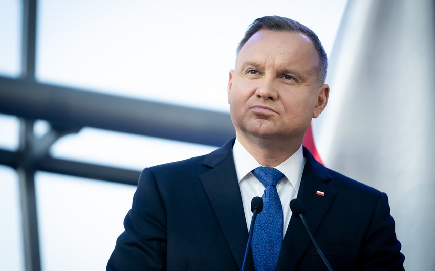 Anjey Duda: “Polşa ABŞ Silahlı Qüvvələri sayəsində təhlükəsizlikdədir”