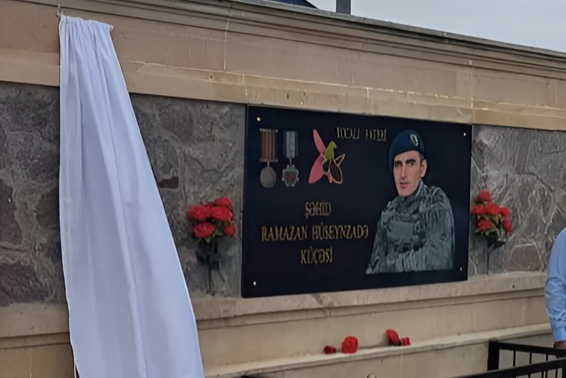 Antiterror tədbirləri zamanı şəhid olan Ramazan Hüseynzadənin adı Cəlilabadda küçəyə verilib 