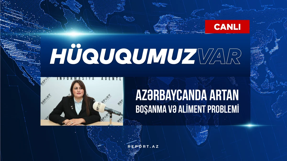 Azərbaycanda boşanma və aliment problemi - VİDEO