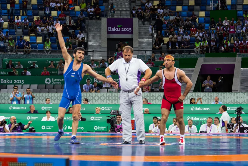 Azərbaycanlı güləşçi Bakı 2015də bürünc medal qazanıb