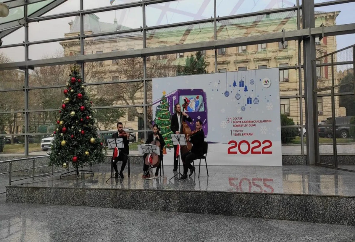 Bakı metrosunun iki stansiyasında konsert proqramı təşkil edilib