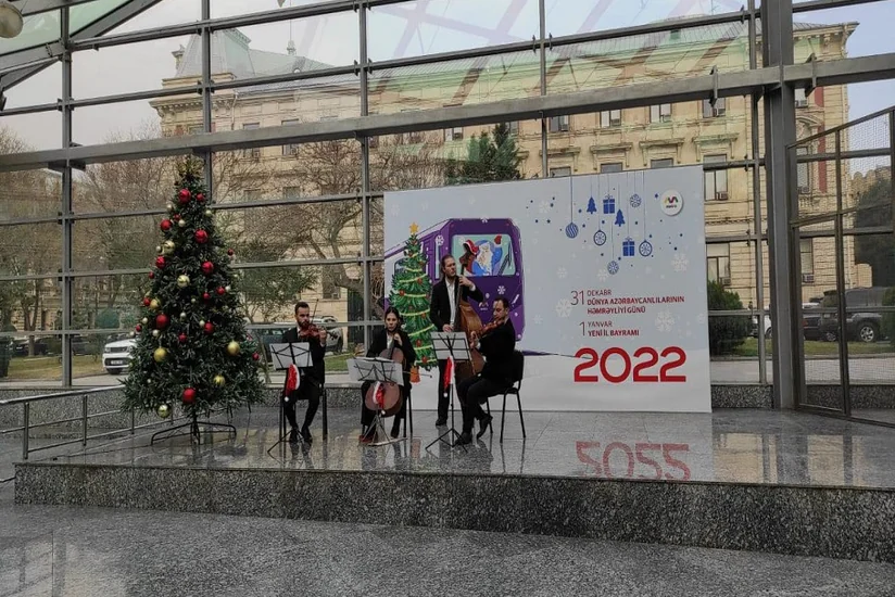 Bakı metrosunun iki stansiyasında konsert proqramı təşkil edilib