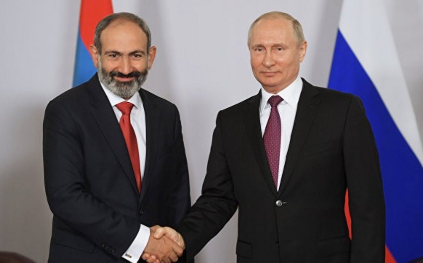 Putin və Paşinyan qarşılıqlı əməkdaşlıq məsələlərini müzakirə ediblər