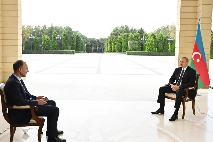 Prezident İlham Əliyevin Almaniyanın ARD televiziya kanalına müsahibəsi