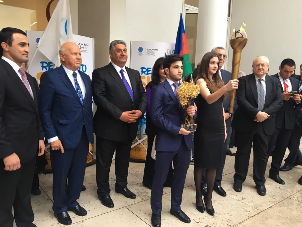 “Bakı 2019” Avropa Gənclər Olimpiya Festivalının məşəli yandırılıb