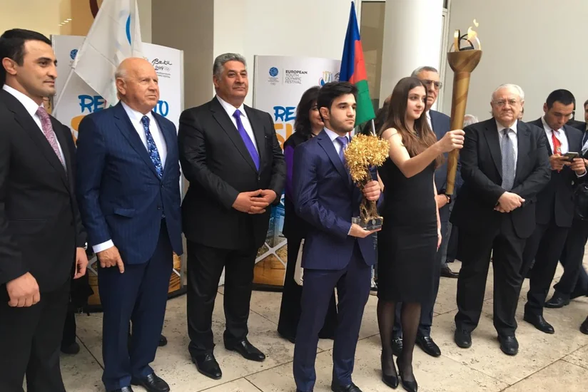 “Bakı 2019” Avropa Gənclər Olimpiya Festivalının məşəli yandırılıb