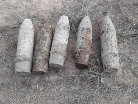Füzuli rayonunda su kanalından 6 ədəd top mərmisi tapılıb