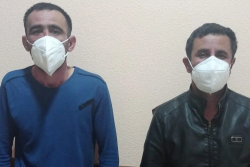 Avtomobili hərbçi və polisin üzərinə sürən şəxslər həbs edildi