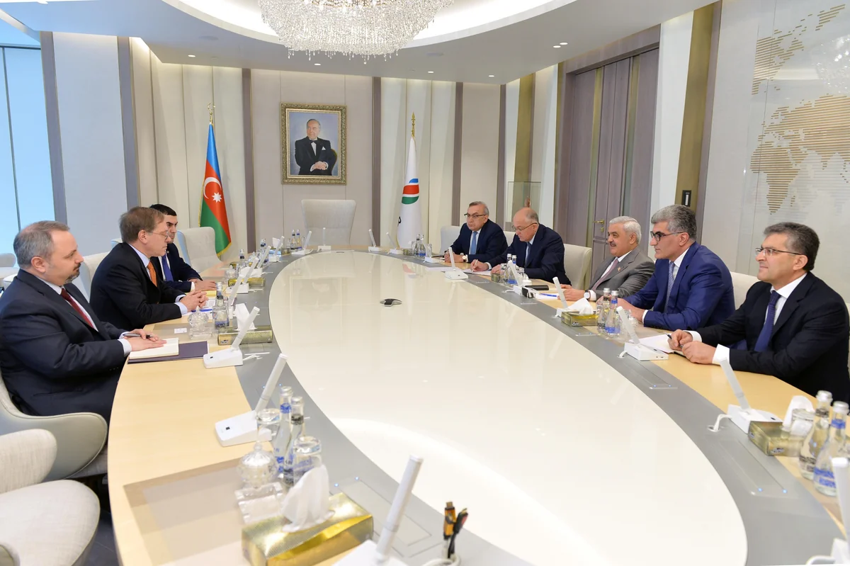 SOCAR-ın prezidenti ABŞ-ın Azərbaycana yeni təyin olunmuş səfiri ilə görüşüb