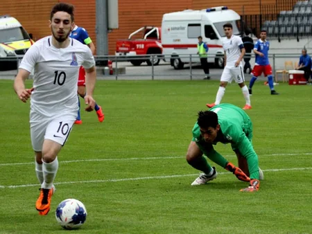 Azerbaijan's U-21 football team loses to Liechtenstein - VIDEO