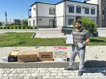 Жителям Забуха и Агалы предоставлено оборудование в рамках программы самозанятости
