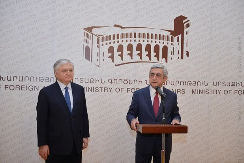 ​Sarqsyan: 2015-ci ildə Qarabağ üzrə danışıqlarda irəliləyiş qeydə alınmayıb