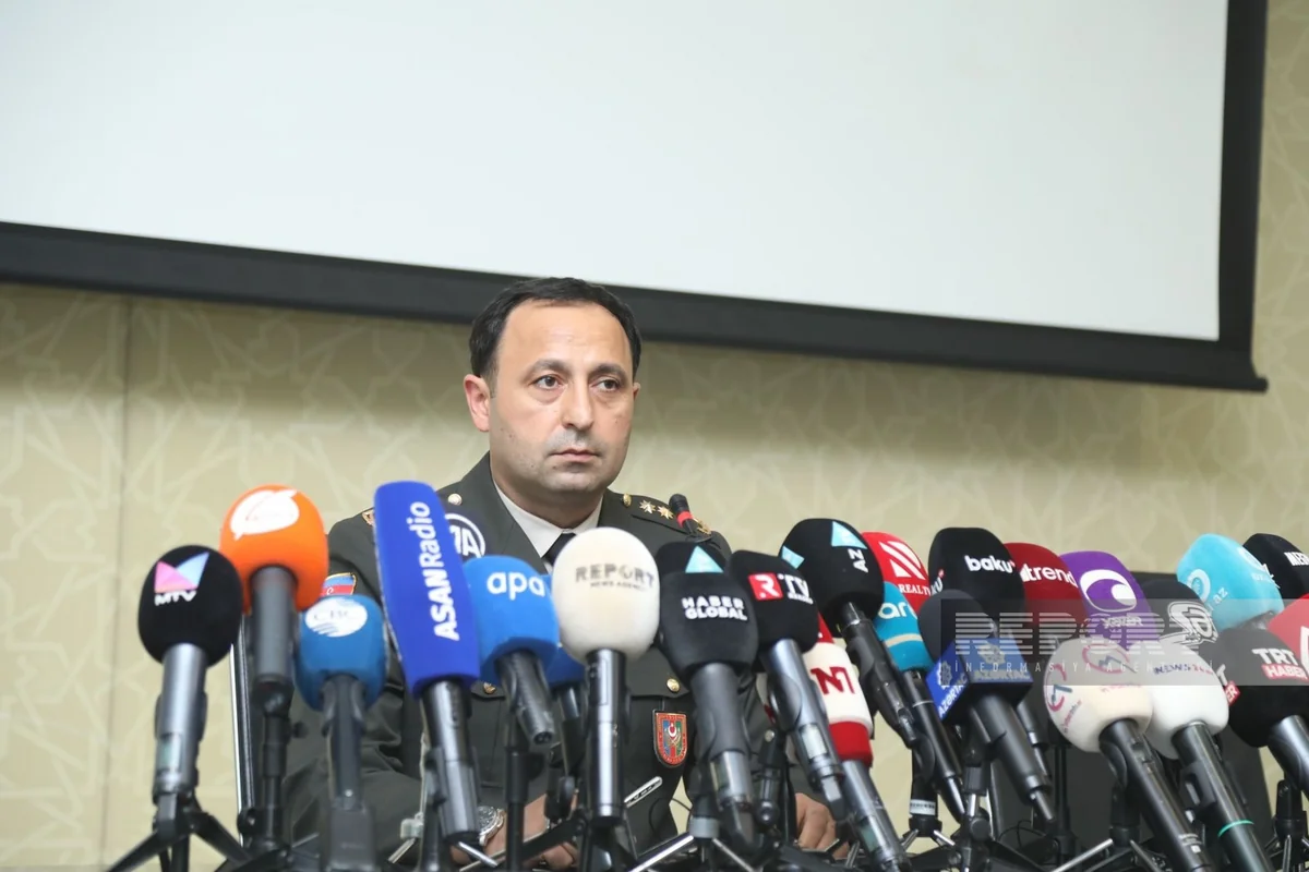 Минобороны Азербайджана провело брифинг