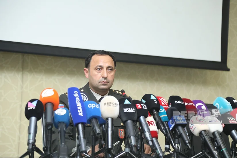 Минобороны Азербайджана провело брифинг