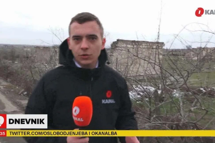 Bosniya və Herseqovinanın O Kanal televiziyası Ağdamdan reportaj hazırlayıb
