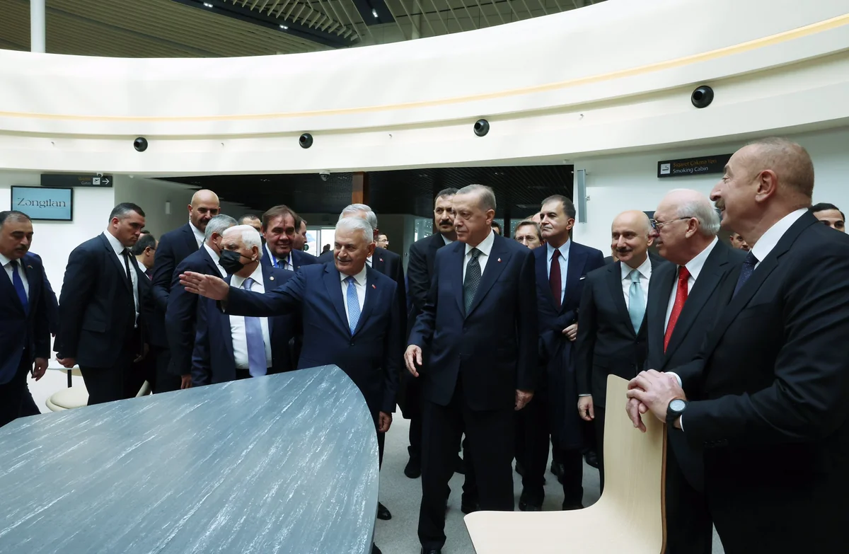 Binali Yildirim tweets from Zangilan