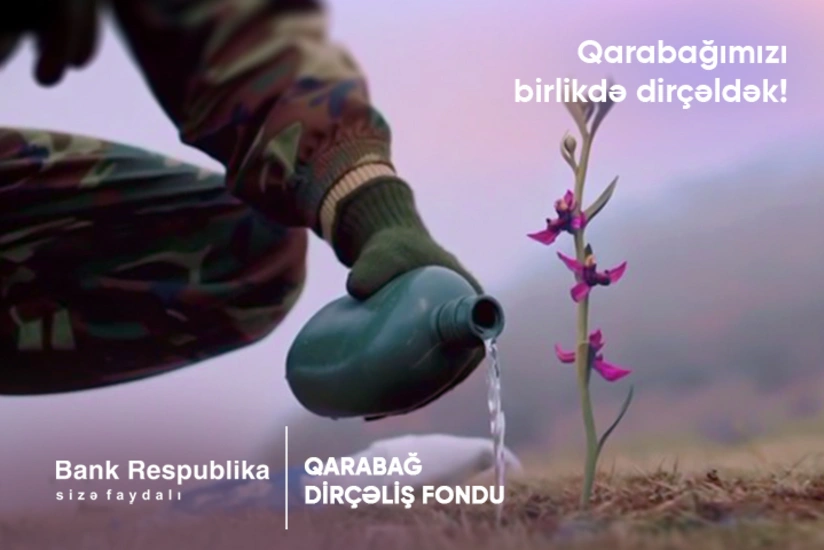 “Bank Respublika” “Qarabağ Dirçəliş Fondu”na 200 min manat köçürdü