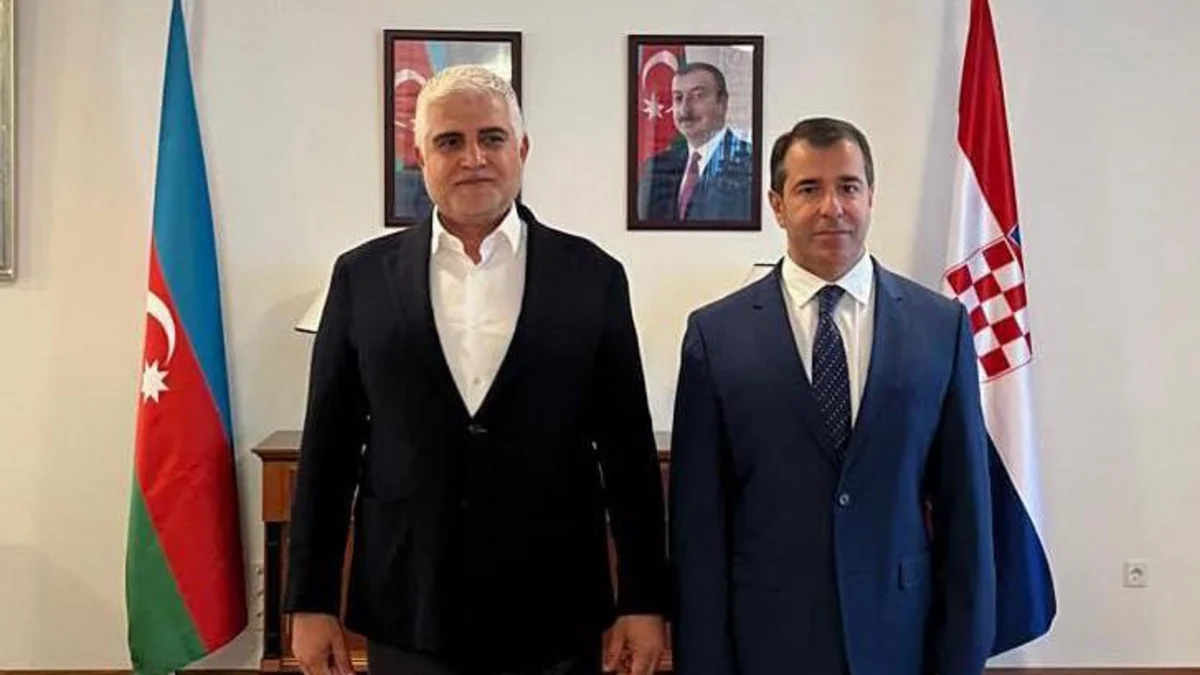 Qarabağın prezidenti Azərbaycanın Xorvatiyadakı səfiri ilə görüşüb
