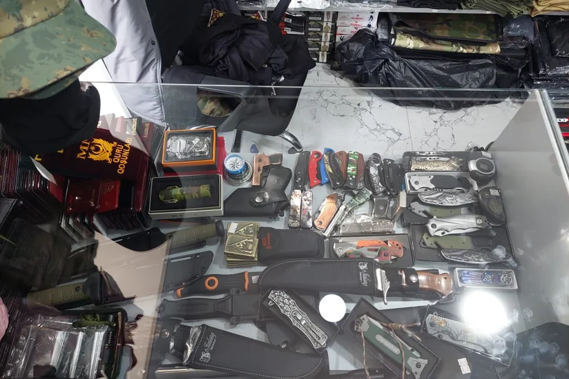 Bakıda ötən gün  296 kəsici-deşici alət aşkar olunaraq götürülüb