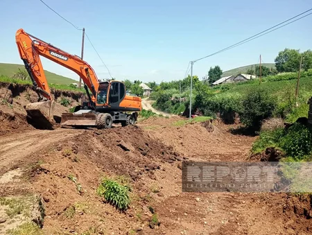Daşkəsəndə iki kəndə gedən avtomobil yolu təmir olunub