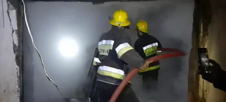 Kürdəmirdə mağaza qəsdən yandırılıb