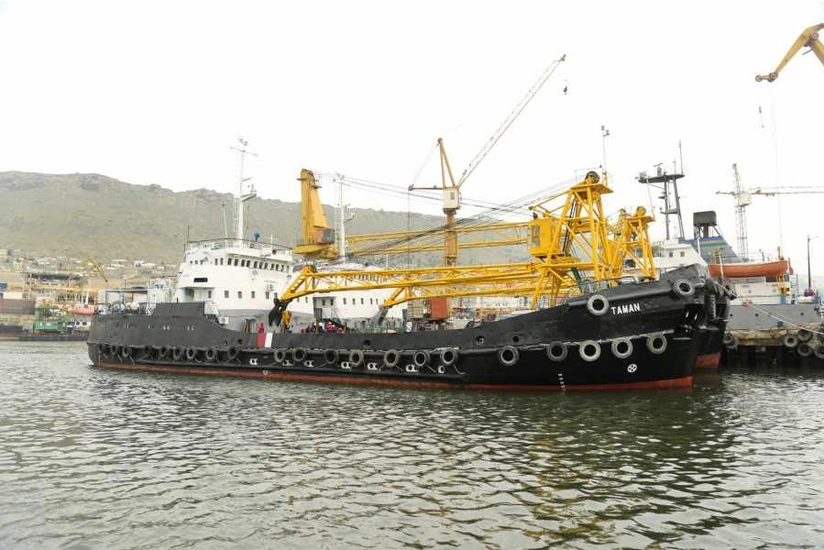 “Taman” kran gəmisi yenidən istismara qaytarılıb