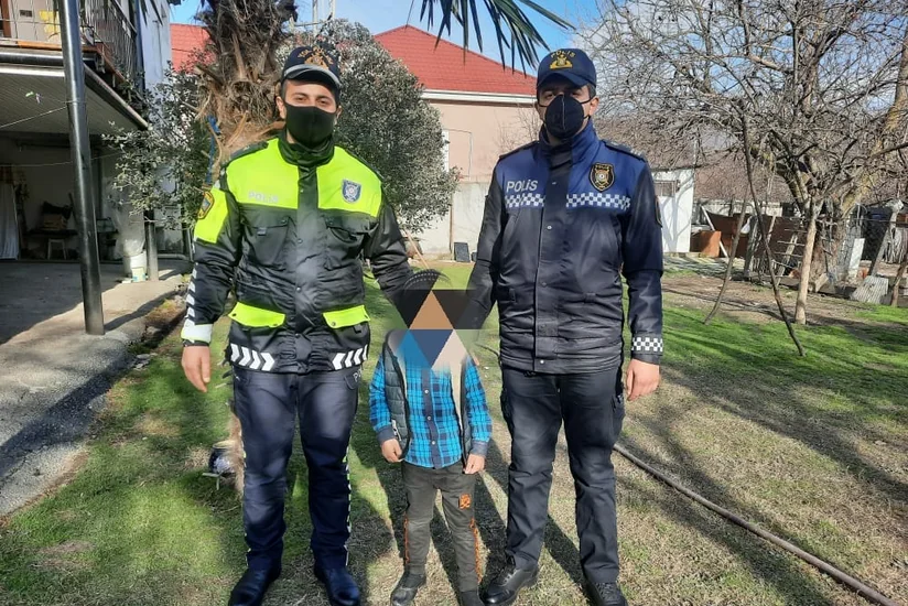 Balakəndə polislər itkin düşən azyaşlını tapdılar