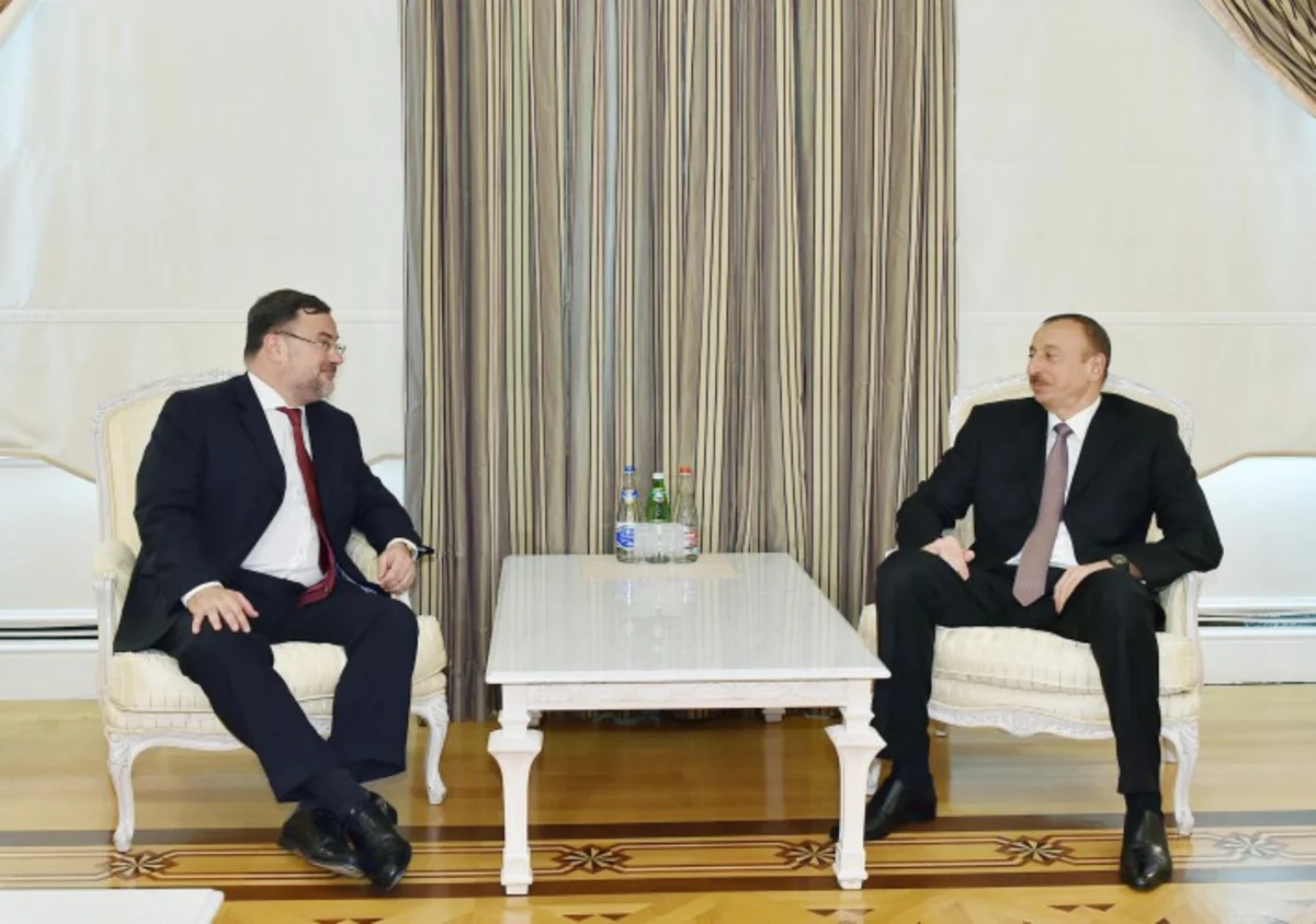 President receives OSCE Project Co-ordinator in Baku Alexis Chahtahtinsky