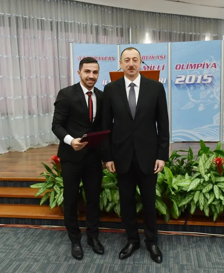 ​Prezident İlham Əliyev 2015-ci ilin idman yekunlarına həsr olunan mərasimdə iştirak edib