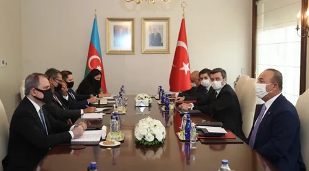Azərbaycan və Türkiyə XİN başçılarının görüşü keçirilib