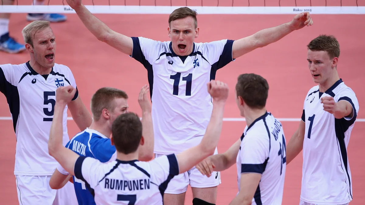 Azərbaycanın kişilərdən ibarət voleybol yığması ilk oyunda Finlandiya yığmasına məğlub olub