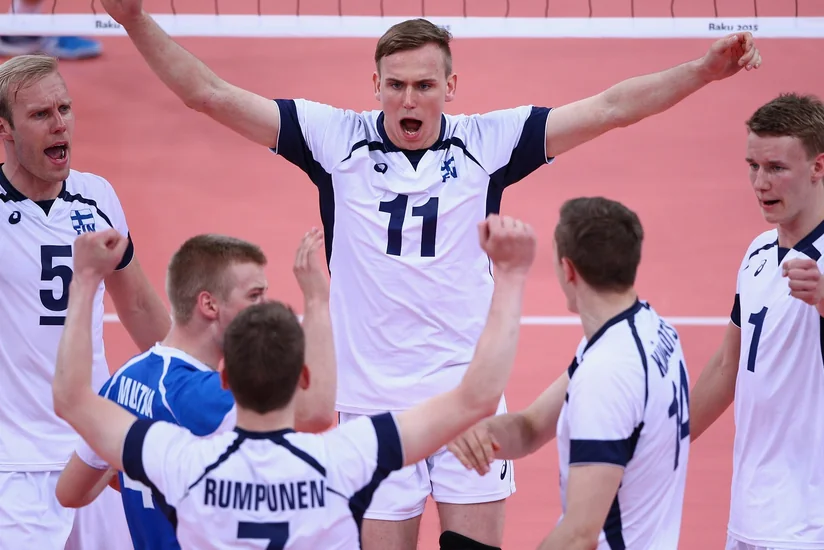 Azərbaycanın kişilərdən ibarət voleybol yığması ilk oyunda Finlandiya yığmasına məğlub olub