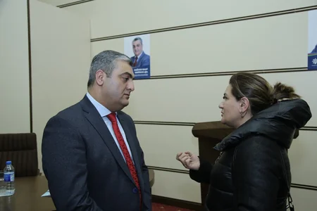 Rauf Nağıyev seçicilərlə növbəti görüşünü keçirib - FOTO