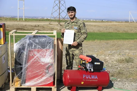 Göygöldə bir qrup Vətən müharibəsi veteranı üçün kiçik bizneslər yaradılıb