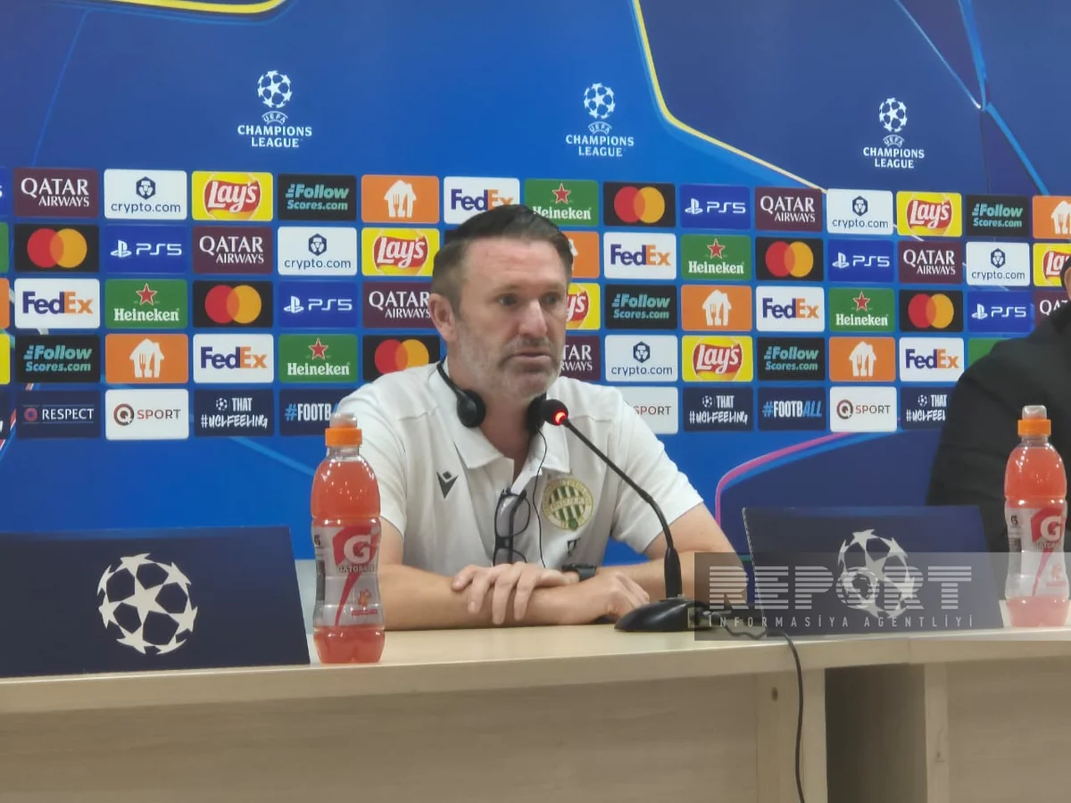 Ferentsvaroşun baş məşqçisi: Qarabağla ilk matçda iki adi vəziyyətdən qol buraxdıq
