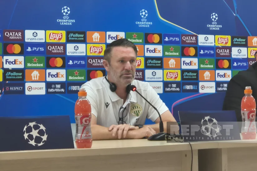 Ferentsvaroşun baş məşqçisi: Qarabağla ilk matçda iki adi vəziyyətdən qol buraxdıq