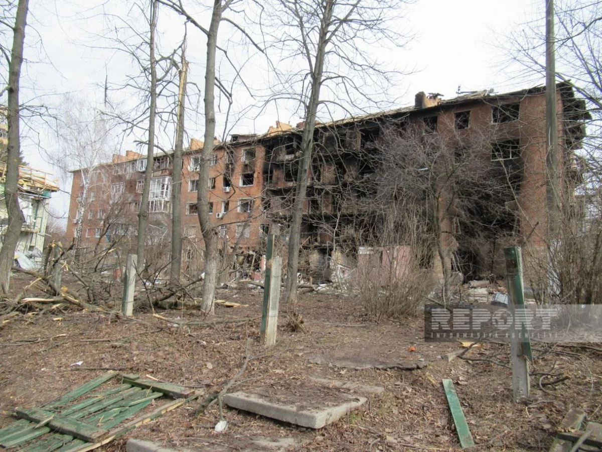 Ukrainian settlements destroyed by Iranian drones
