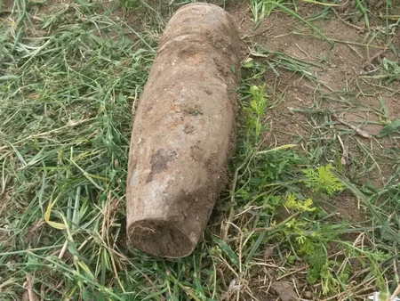 ANAMA: ​Tərtərdə 1 ədəd top mərmisi və Qrad raketinin mühərrik hissəsi aşkar olunub