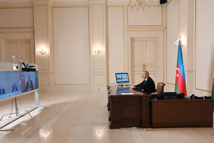 İlham Əliyev “Maire Tecnimont Group”un sədrini videoformatda qəbul edib - YENİLƏNİB