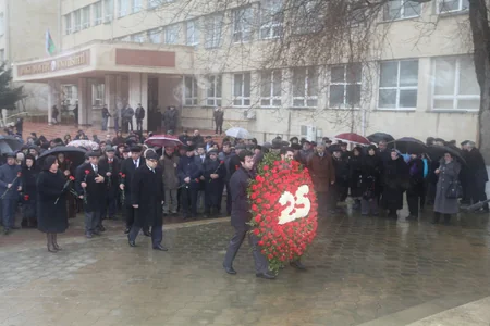 BDU-da 20 Yanvar şəhidlərinin anım mərasimi keçirilib