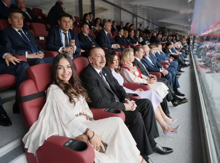 İlham Əliyev Moskvada futbol üzrə dünya çempionatının açılış mərasimində iştirak edib