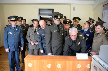 Xarici ölkələrin hərbi attaşeləri Heydər Əliyev adına Azərbaycan Ali Hərbi Məktəbində olublar