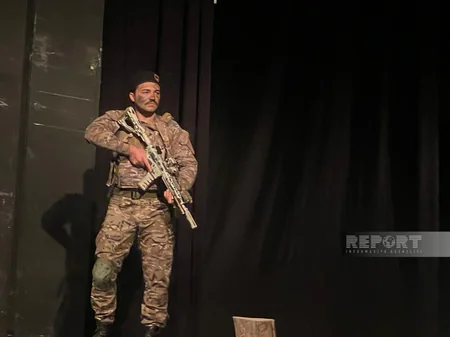 Tbilisidə Vətən müharibəsinə həsr olunmuş Komando tamaşası nümayiş etdirilib