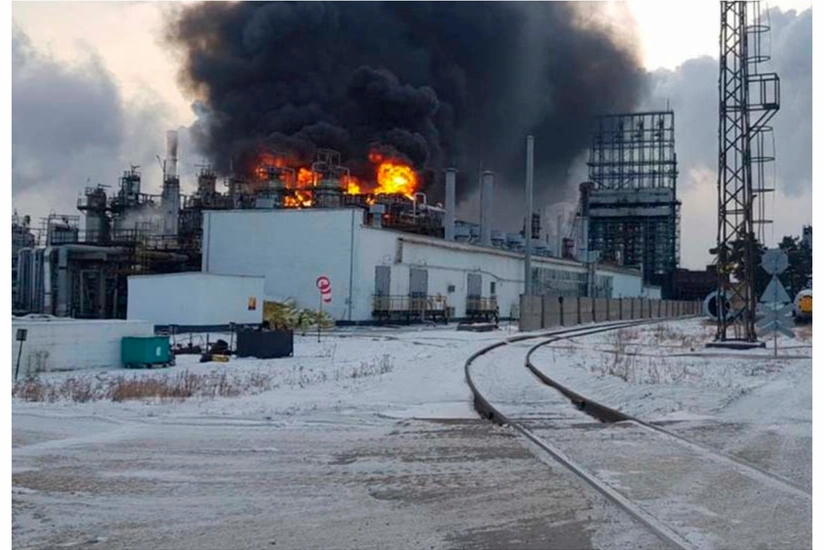 Media: Tanks with fuel for army are burning in Russia