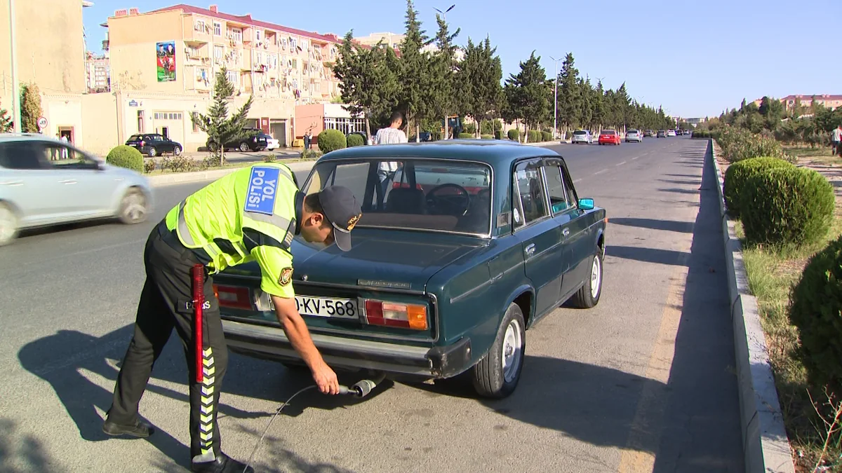 Sumqayıtda 78 sürücü barəsində protokol tərtib edilib