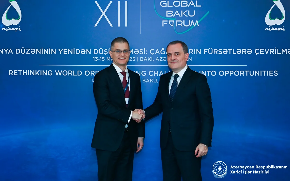 Ceyhun Bayramov BMT Baş Assambleyasının keçmiş prezidenti ilə görüşüb