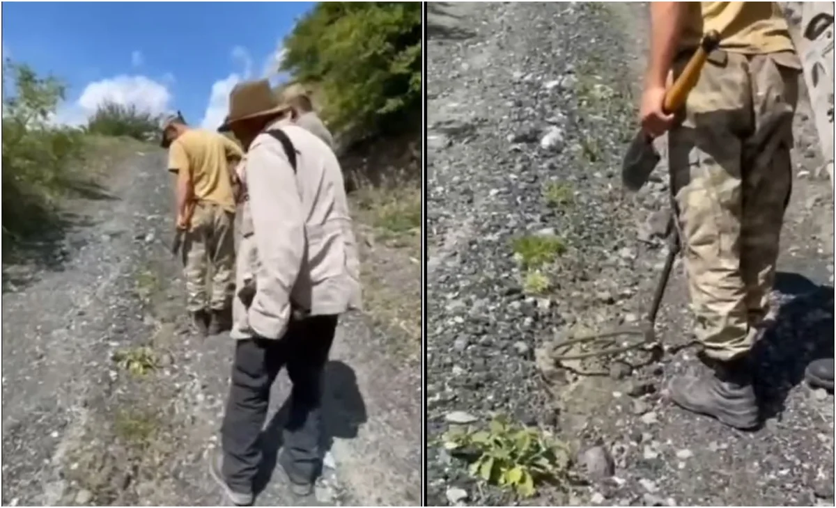 Məşhur fotoqraf Kəlbəcərdə minaya düşməkdən son anda xilas olub - VİDEO
