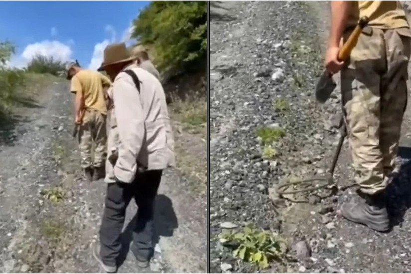 Famous photographer escapes landmine in Kalbajar at last moment
