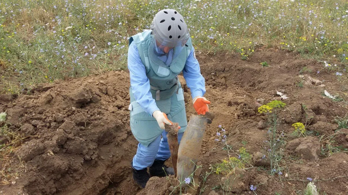 Ötən ilin son ayında Azərbaycanda 13 ədəd piyada əleyhinə mina aşkarlanıb
