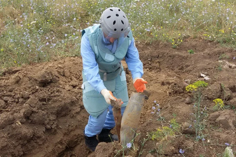 Ötən ilin son ayında Azərbaycanda 13 ədəd piyada əleyhinə mina aşkarlanıb